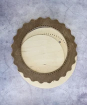 Frame brown circle medium OR-246 kaina