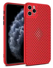 Fusion Accessories "Breathe Silikoninis dėklas Apple iPhone 12 Pro Max" Raudona