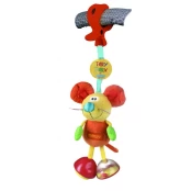 Žaislas vežimėliui Playgro Play & Grow Dingly Dangly Mimsy Mouse, įvairių spalvų kaina