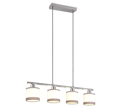 Trio-Lighting Davos 4-pc E14 chrome/white piekaramā lampa