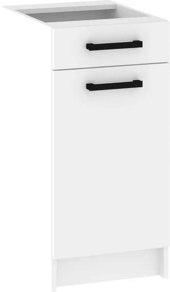 Virtuvinė spintelė Meblocross Korfu KOR-03-S40-1SZ, balta