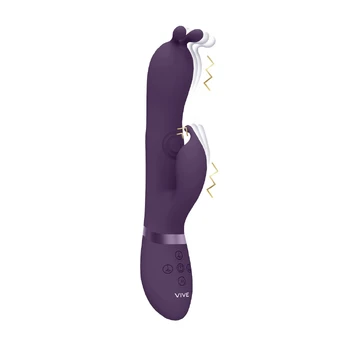 VIVE by Shots Gada PulseWave kiškio tipo vibratorius, juodas