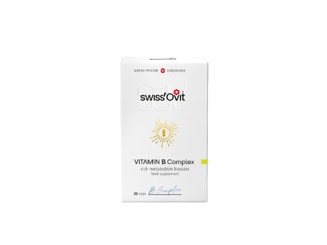 SwissOvit vitamino B kompleksas, kapsulės, N30