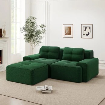 Modulinė sofa, L formos, 32D putos, gili sėdėjimo vieta, 1 vnt