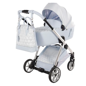 Junama Ellegante Lamé Blue Vežimėlis 2 in 1