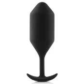 B-Vibe - Snug Plug 4 Black Analinis kaištis kaina