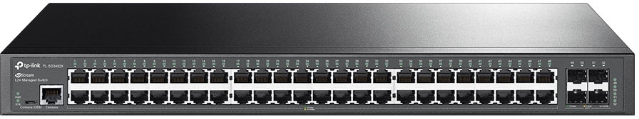 Šakotuvas TP-Link Jetstream 48-Port Gigabit L2+ Managed Switch With 4 10Ge