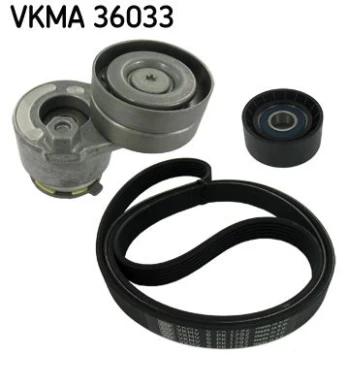 V formos rumbuotas diržas, komplektas SKF VKMA 36033