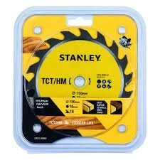 Medžio pjovimo diskas STANLEY, 150 x 16 mm, 18 dantų, TCT/HM
