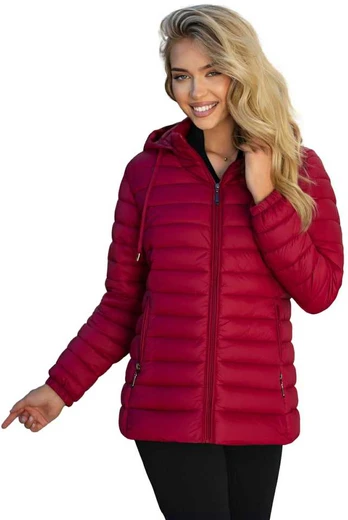 Moteriška bordo spalvos striukė Albi