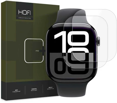 Ekrano apsauga Apple Watch 10 (46 mm) laikrodžiui "HOFI Hydroflex Pro+ 2-Pack"