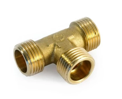 Žalvarinis trišakis GENERAL FITTINGS, 1", išor/išor/išor