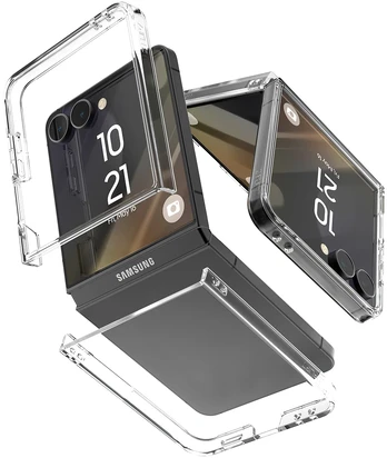 Dėklas Mercury HardCase do Samsung Galaxy Z Flip8 permatomas