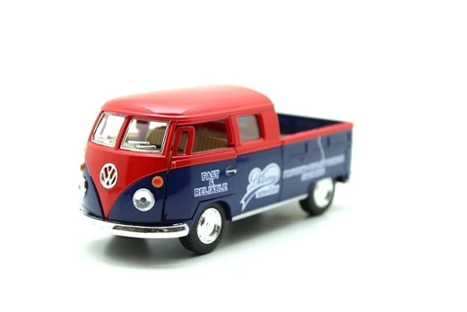 Automodelis Kinsmart 1963 Volkswagen Bus Double Cab Pickup