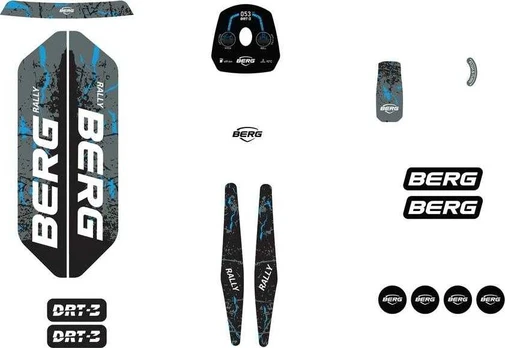Berg Rally - Sticker Set DRT Juodas 3 Gears