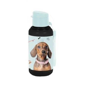 Vandens buteliukas su šuneliais mergaitei, 500 ml