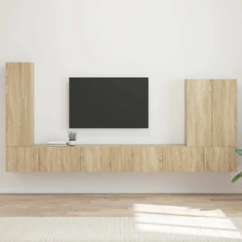 TV staliukas 6 pcs Sonoma ąžuolas