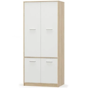 Spinta Tips 4D, 83x55.3x195.5 cm, balta/ruda