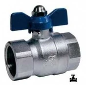 Lodveida ventilis ½’ ii, īsais rokturis,PN25