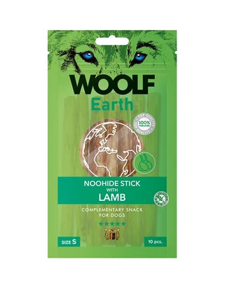 WOOLF Earth Noohide Stick with Lamb S 90g ėrienos lazdelės