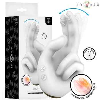 INTENSE JIMMY Hand-Shaped Multifunction Stimulator with Vibration & Heat