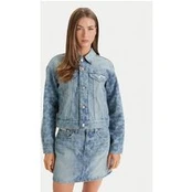 Calvin Klein Jeans Džinsinė striukė LV047F677G Mėlyna Regular Fit