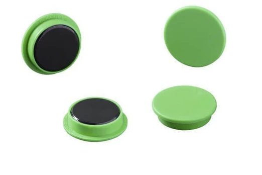 Durable magnetai žali, Ø32mm, 20vnt.