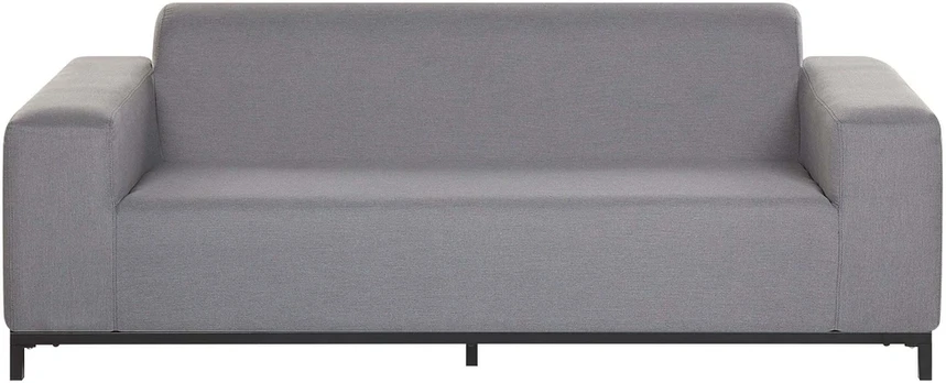 Beliani 2 vietų sodo sofa ROVIGO pilka