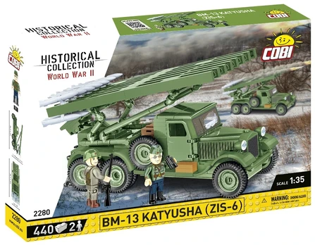 Konstruktorius Cobi Historical Collection BM-13 Katyusha 2280, plastikas