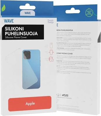 Dėklas Wave silikonisuojus, iPhone 14, läpinäkyvä
