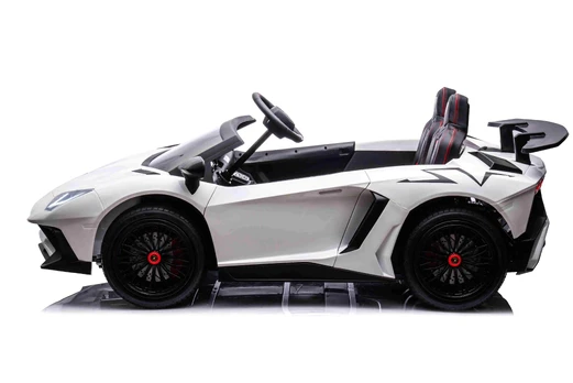 Elektromobilis Lamborghini Aventador SV Baltas