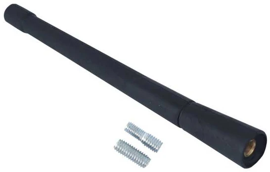Carmotion Antena mast 17cm, rubberized, with 2 adapters: 5 and 6mm