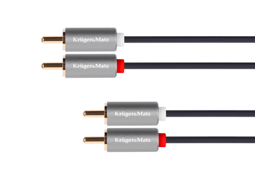 2 RCA-2 RCA laidas - 10m - Kruger & Matz - Basic