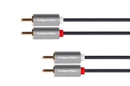 2 RCA-2 RCA laidas - 10m - Kruger & Matz - Basic kaina