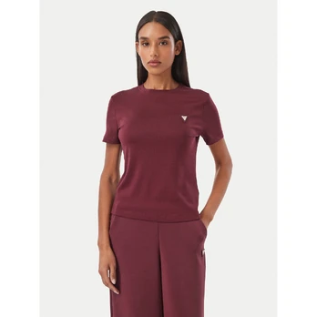 Guess Marškinėliai V6RI17 KD741 Vyšninė Regular Fit