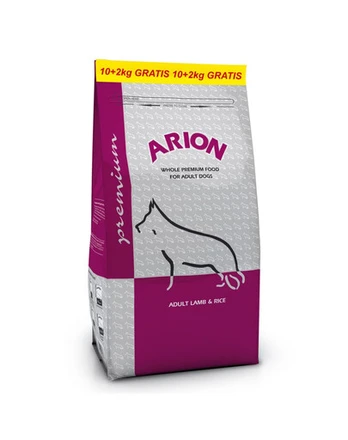 ARION Premium Lamb &amp; rice 10+2 kg nemokamai