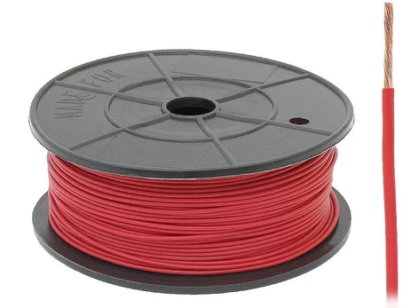 Blow FLRY-B 2.50 kabelis raudonas
