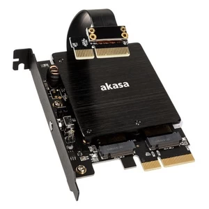 Akasa adapteris 2 M.2 diskams – 2x PCI-E (AK-PCCM2P-04)