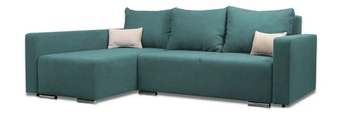 Kampinė sofa Megan (dešinė) Turkis