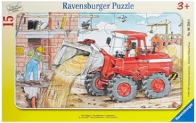 Dėlionė Ravensburger Mano ekskavatorius, 15 d. kaina