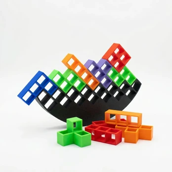 Dėlionė Garageprintslt TETRIS balansavimo kaladėlės