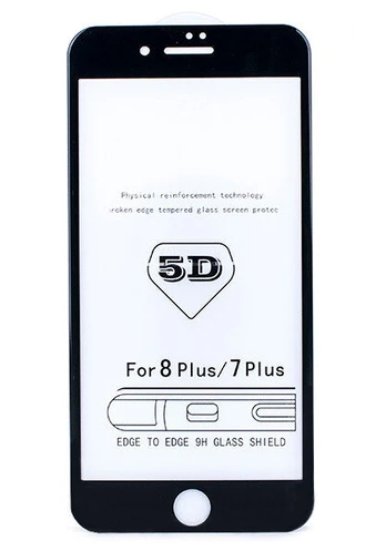 LCD apsauginis stikliukas 5D Full Glue Apple iPhone 6/6S, baltas