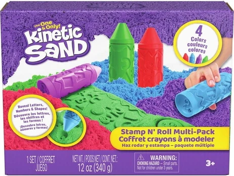Kinetic Sand Stamp N' Roll Multipack