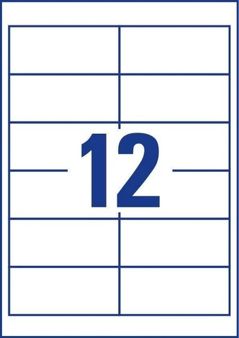 „Avery Zweckform Quick Peel“ etiketės, 97 x 42,3 (4781)