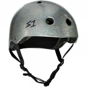S-ONE HELMET LIFER Sidabrinis GLOSS GLITTER M
