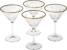 Komplet 4 kieliszków do martini Timeless Gold 230 ml PASABAHCE kaina