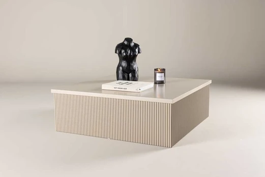 Venture Design Sofos stalas, Lenox, 90x90 cm, Beždžionės