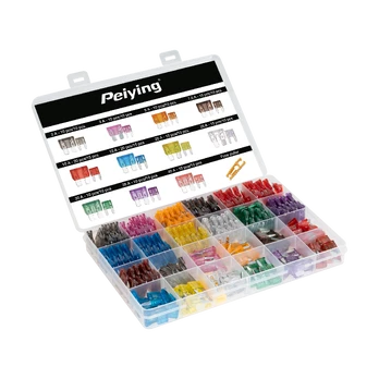Peiying Bezpieczniki samochodowe box 250 vnt.