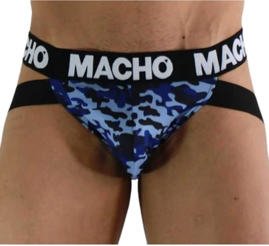 Macho Underwear MACHO - MX28MA JOCK MILITARY Mėlynas L