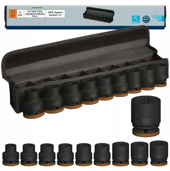 PRO Impact socket set 3/4", 9 pieces